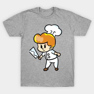 chef cartoon character  drawing design T-Shirt